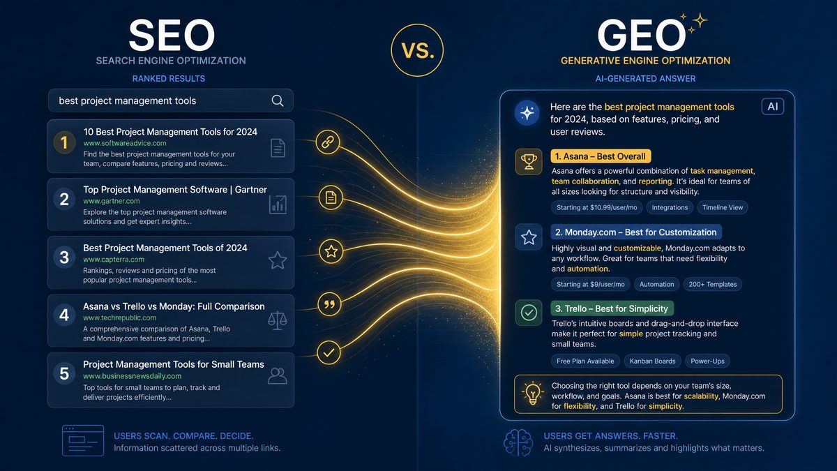GEO vs SEO: How Generative Engine Optimization Is Changing Search