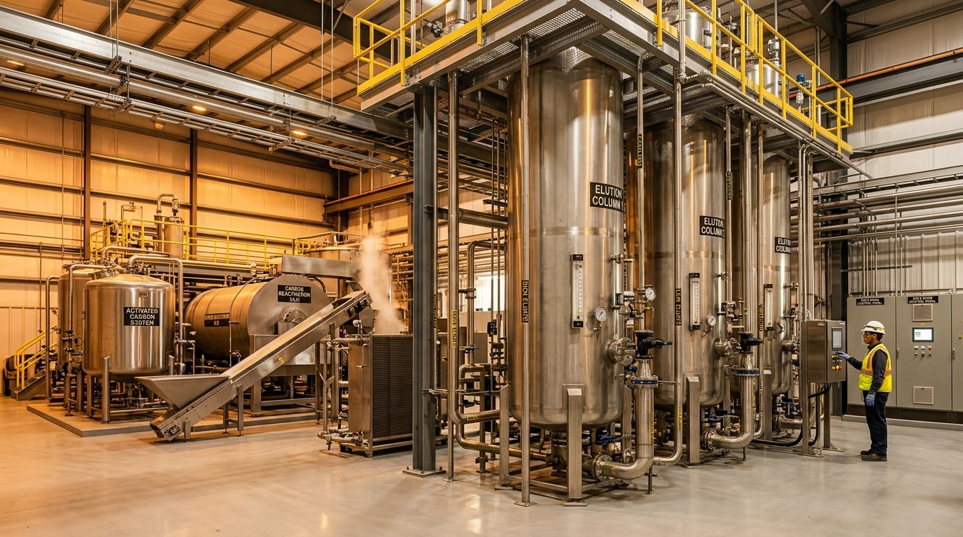 Gold Elution Process